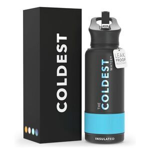 The Coldest Water Bottle Matte Black 40 oz new in box discontinued color